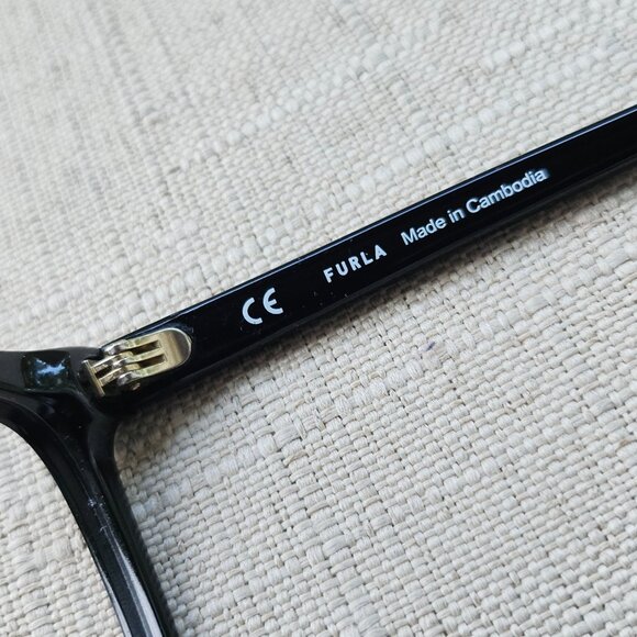 Furla Women Eyeglasses VFU550K 0700 Black Plastic Frames Only 53[]16 135 - Picture 12 of 15